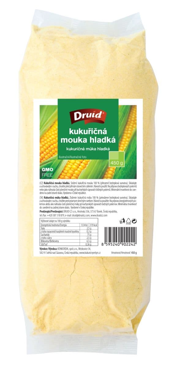 Druid Kukuřičná mouka hladká 450 g