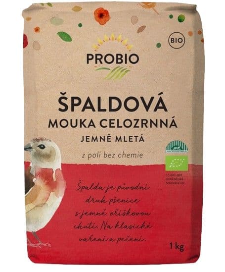 Probio Mouka špaldová BIO celozrnná jemně mletá 1 kg