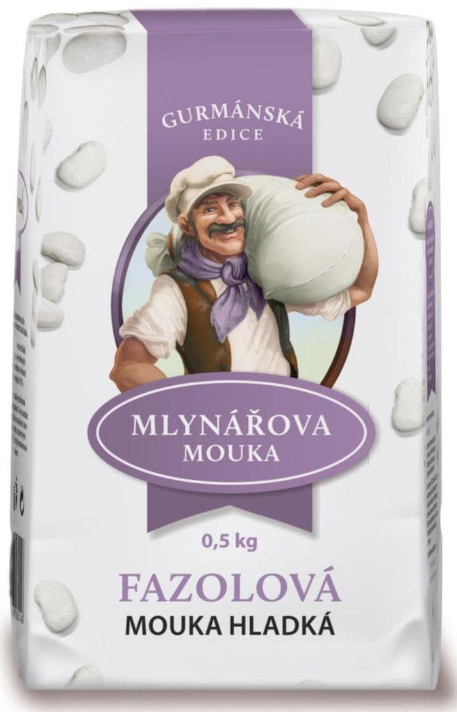 Mlynářova mouka Fazolová mouka hladká 500g