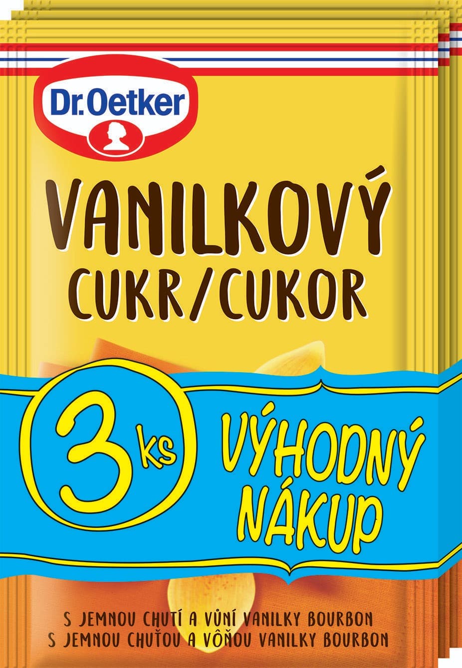 Dr. Oetker Vanilkový cukr 3ks 24g