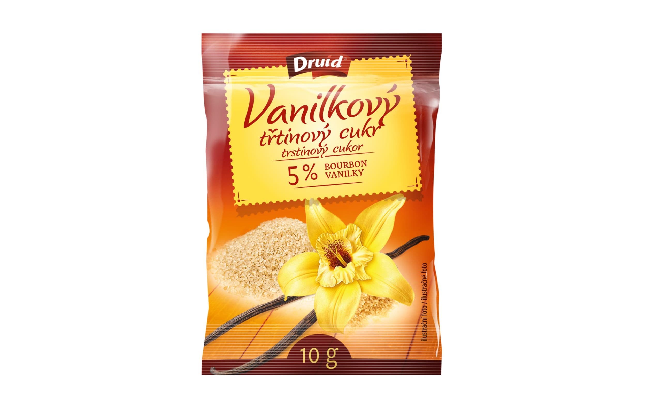 Druid Vanilkový třtinový cukr 10 g