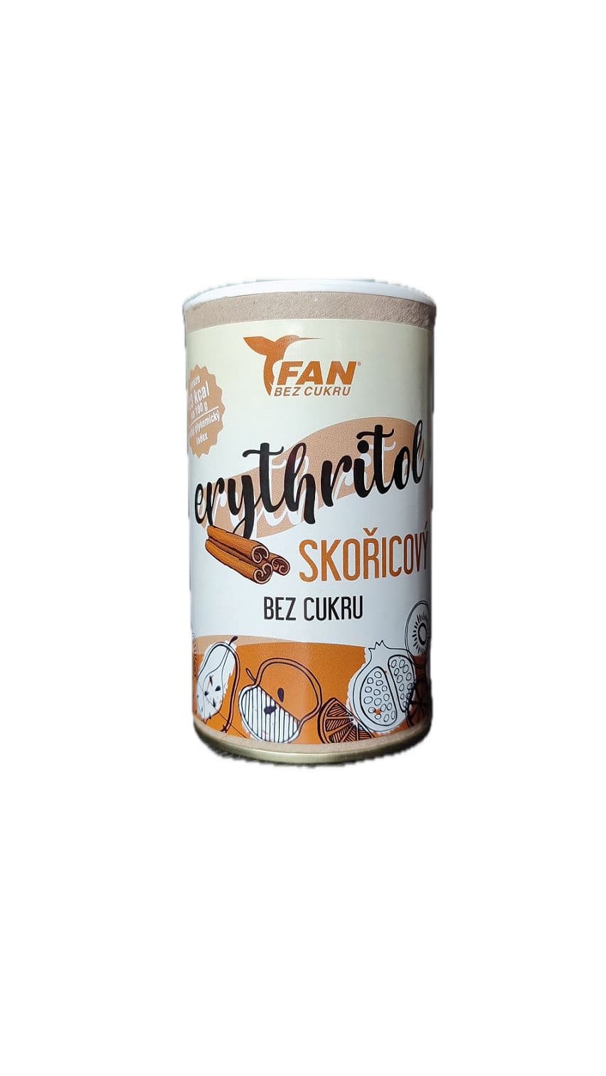 FAN sladidla Erythritol skořicový bez cukru 150g