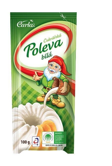 Carla Cukrářská poleva bílá 100 g