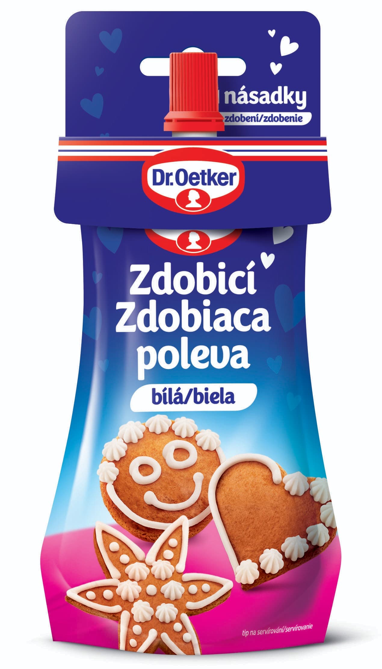 Dr. Oetker Zdobicí poleva bílá 140 g