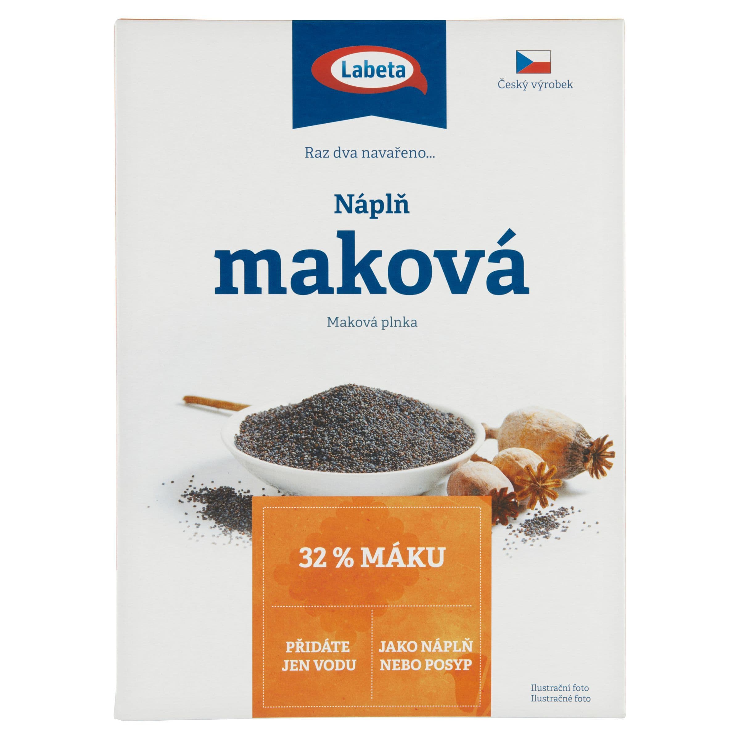 Labeta Maková náplň instantní směs 250 g