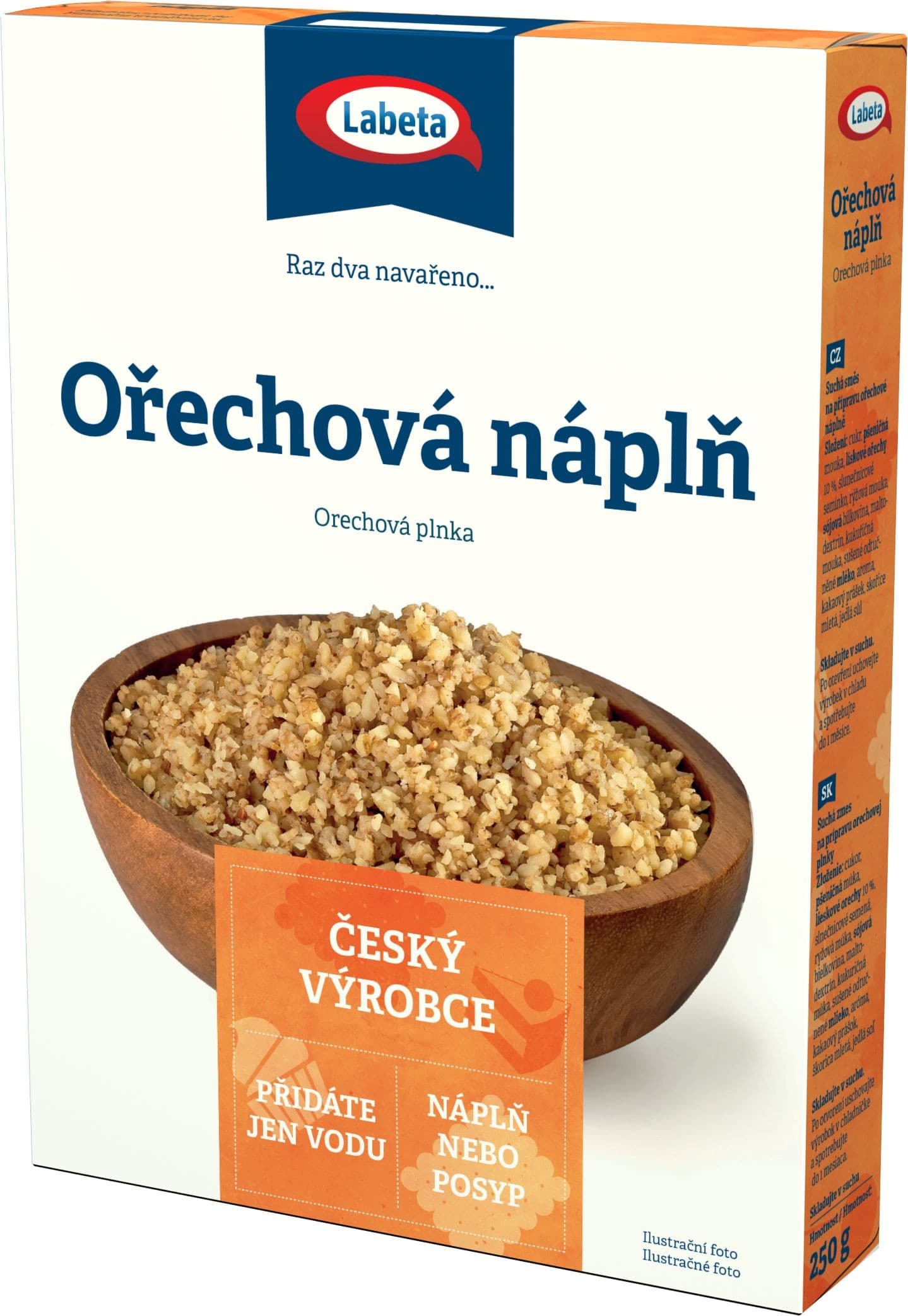 Labeta Ořechová náplň 250g