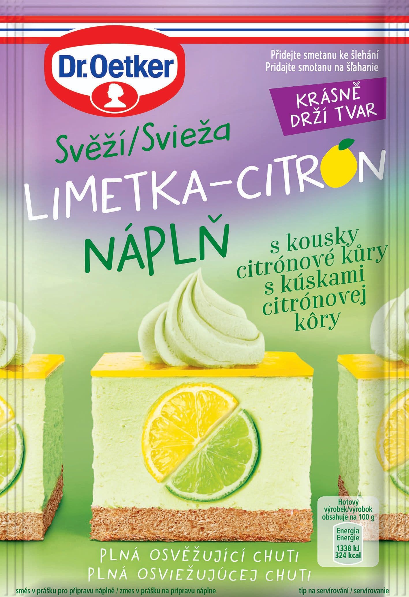 Dr. Oetker Náplň limetka-citrón 50g