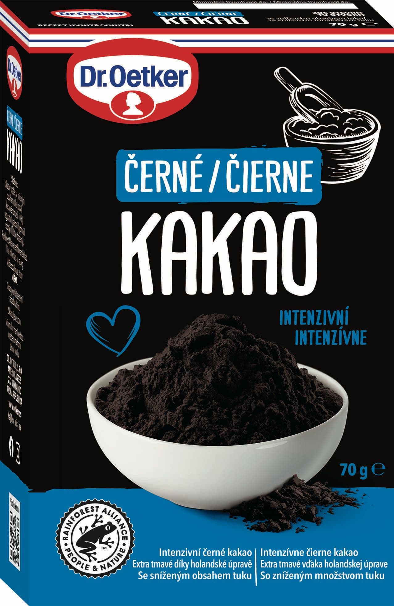 Dr. Oetker Černé kakao 70g