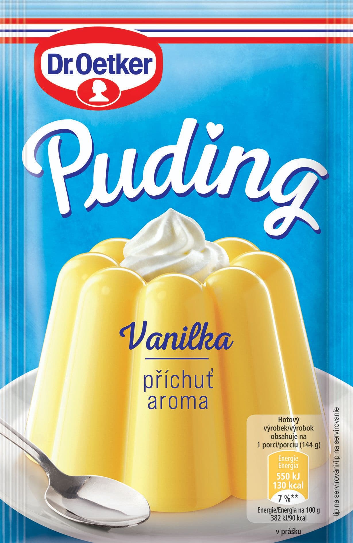 Dr.Oetker Puding příchuť vanilka 38g