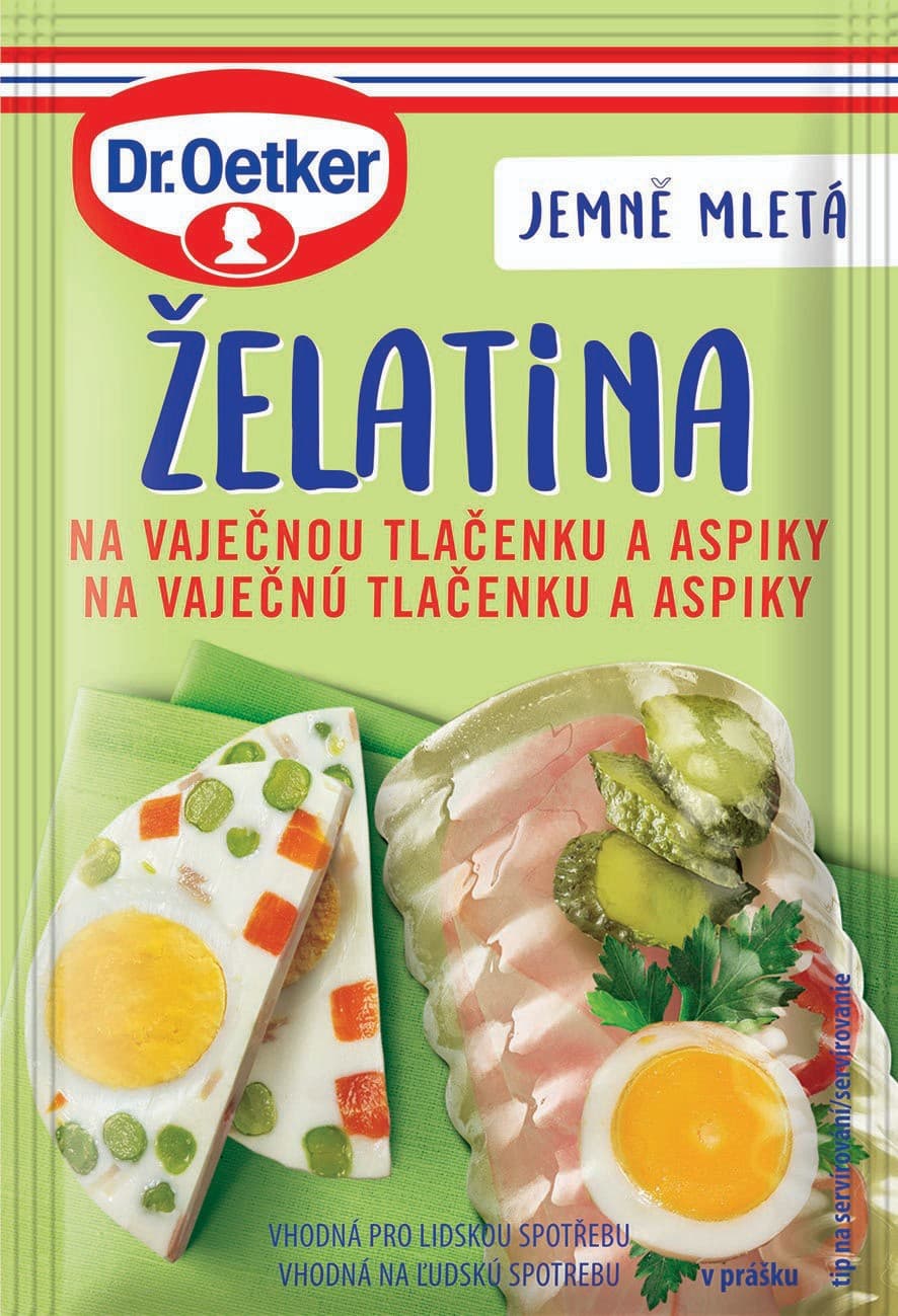 Dr. Oetker Želatina na vaječnou tlačenku a aspik 20 g