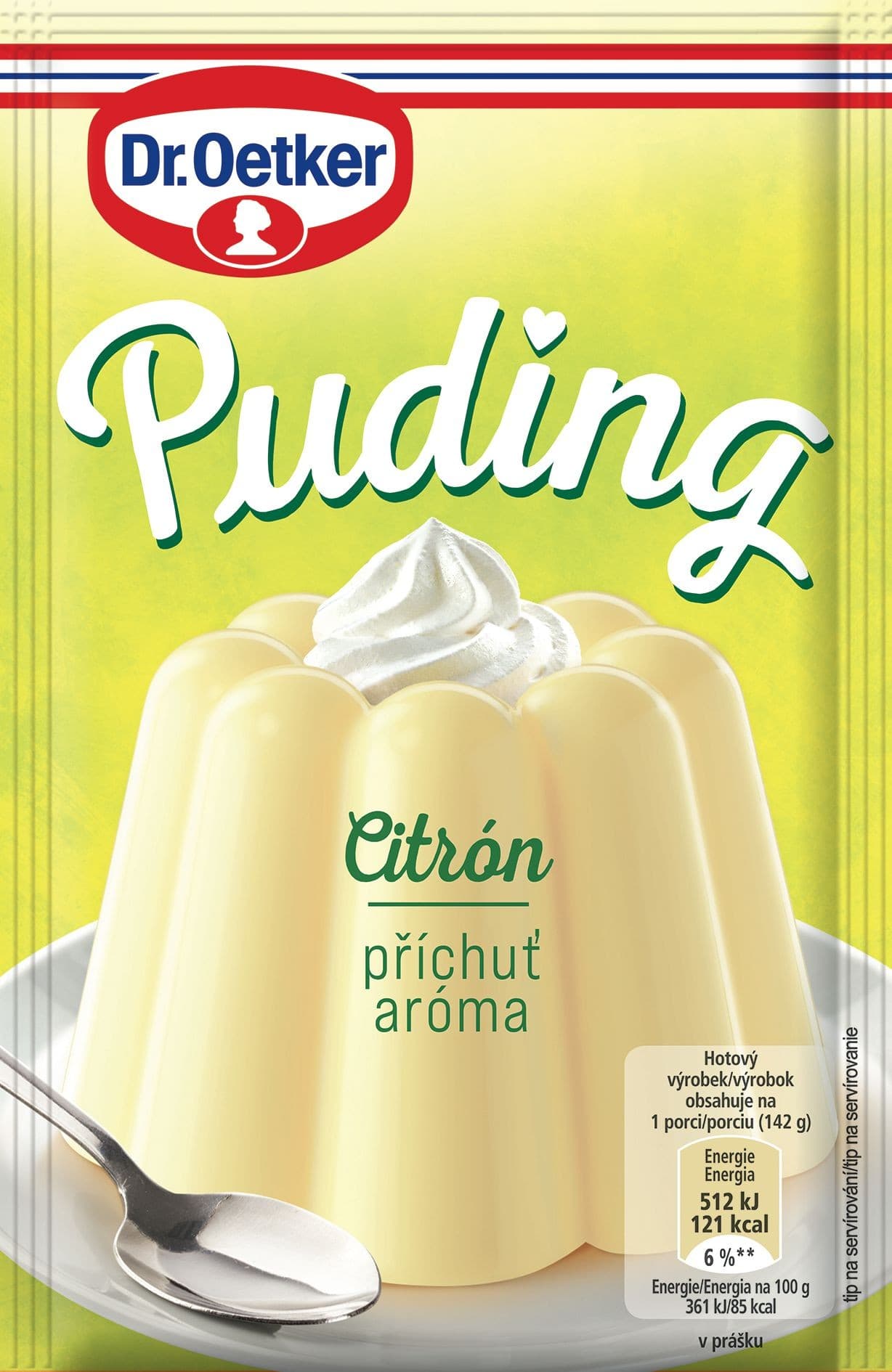Dr. Oetker Puding s příchutí citrónu 38g