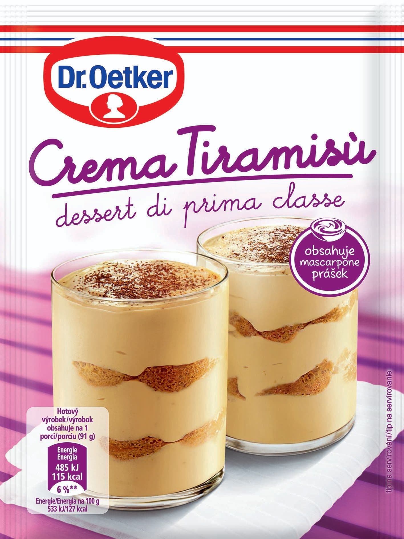 Dr. Oetker Crema Tiramisu 63 g