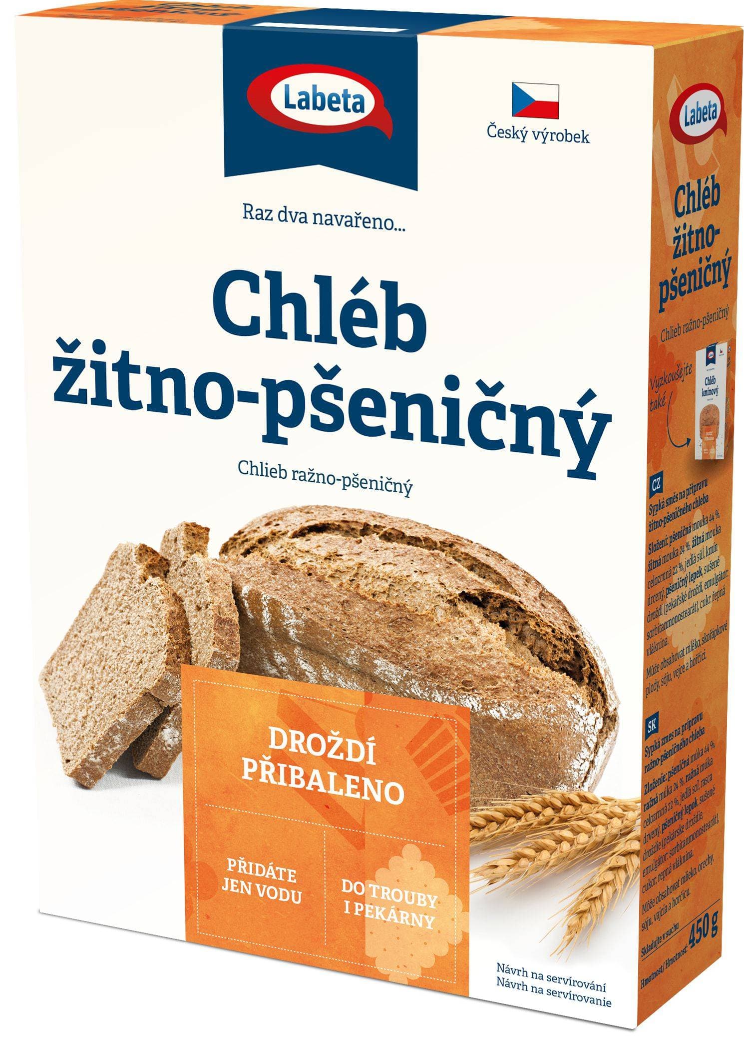 Labeta Chléb žitno-pšeničný 450 g
