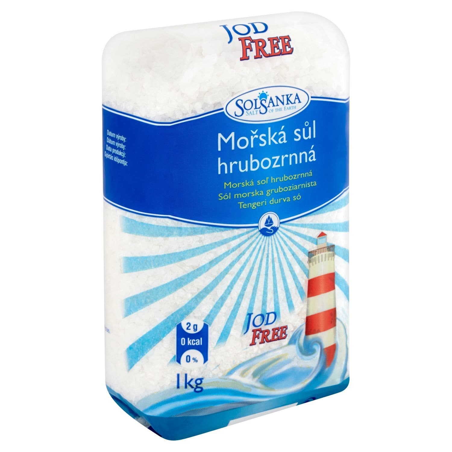 Solsanka Mořská sůl hrubozrnná 1 kg
