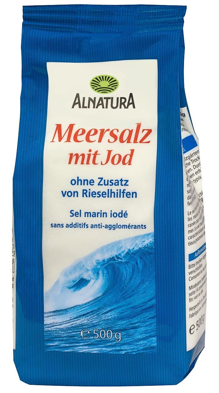 Alnatura Mořská sůl s jodem 500 g