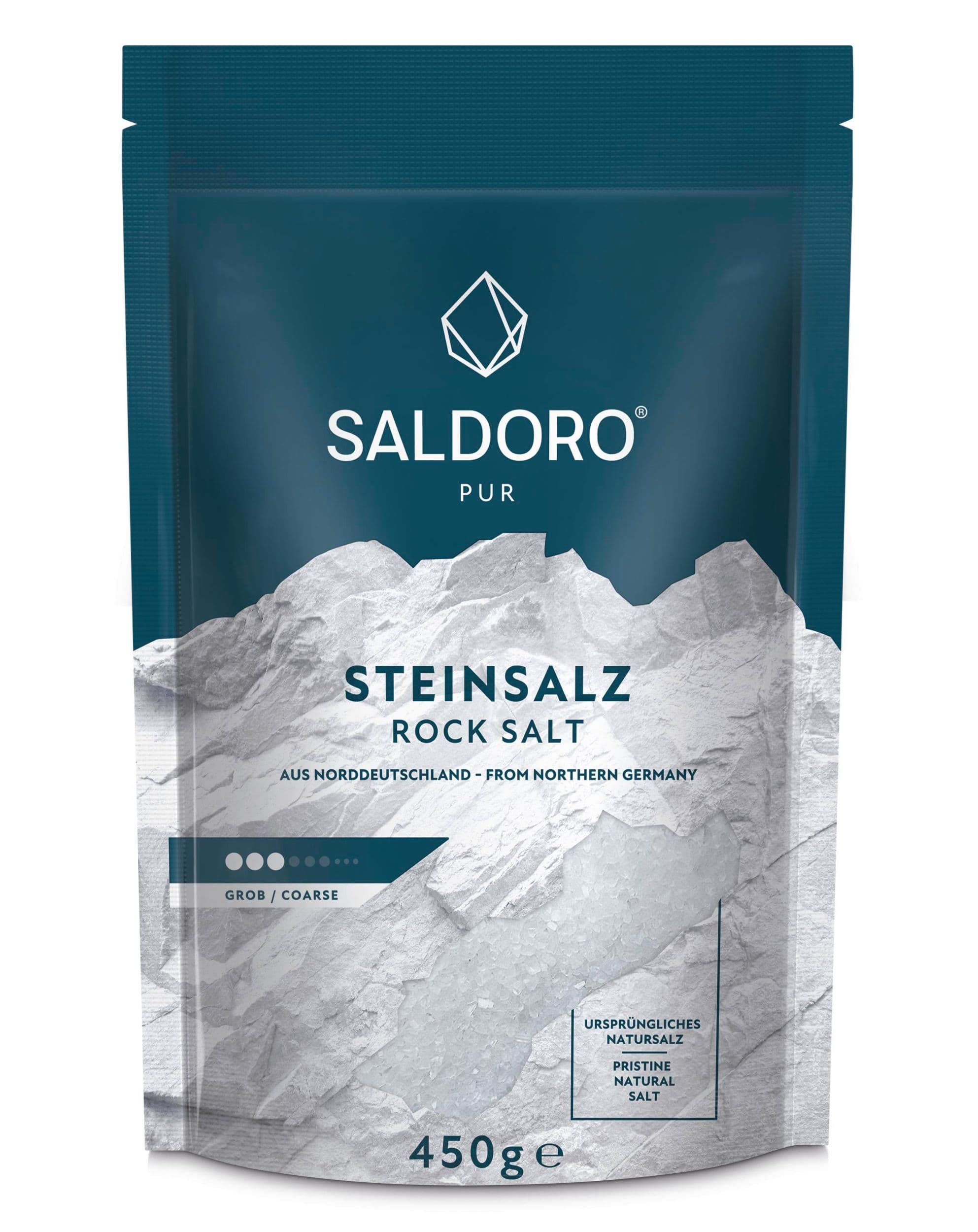 Saldoro jedlá kamenná sůl hrubozrnná 450g