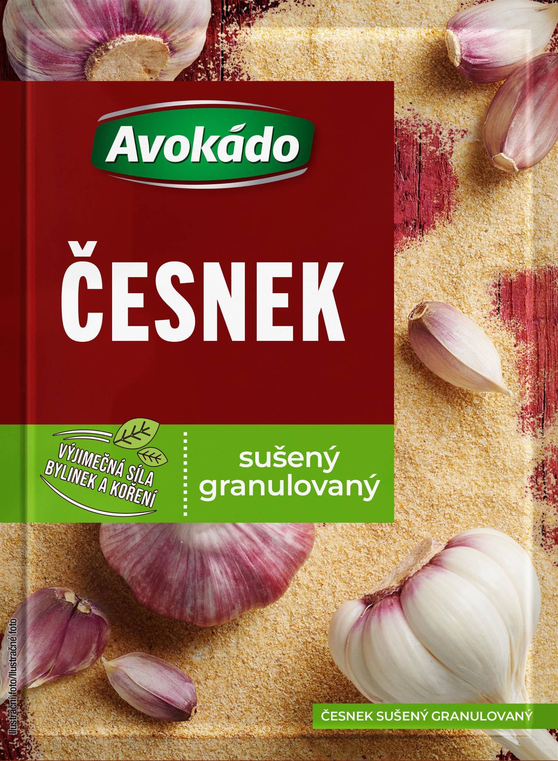 Avokádo Česnek sušený granulovaný 30 g