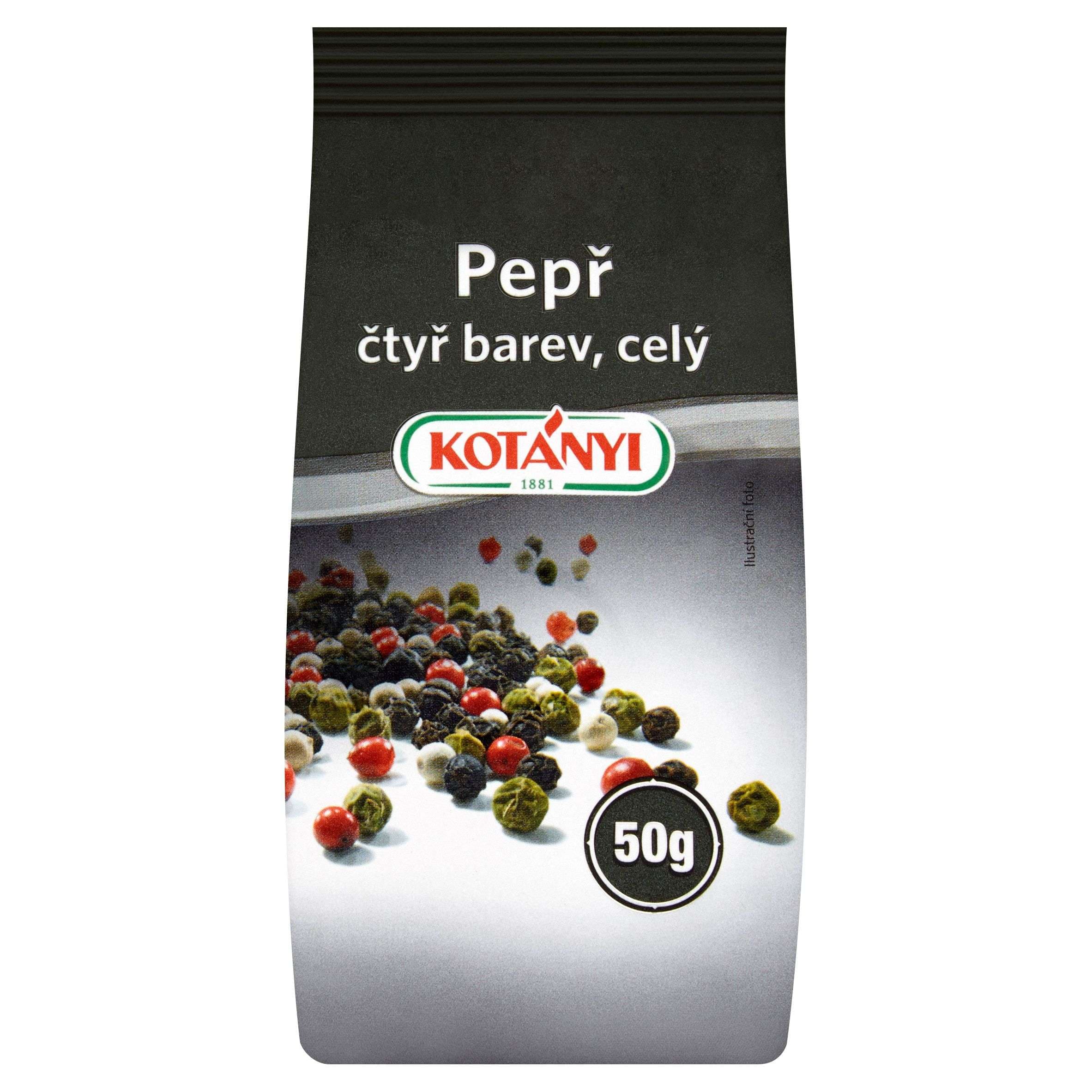 Kotányi Pepř čtyř barev celý 50 g