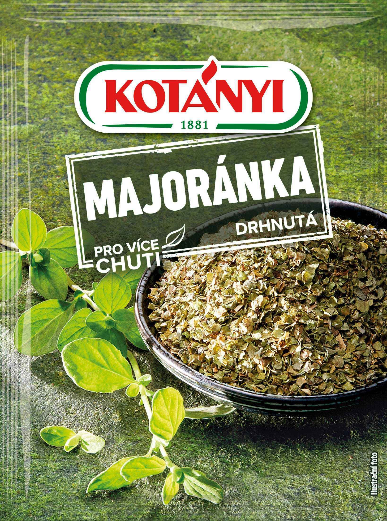 Kotányi Majoránka drhnutá 6 g