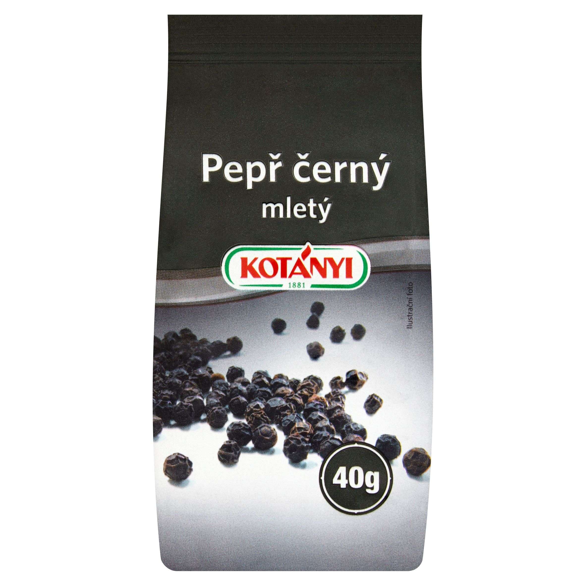 Kotányi Pepř černý mletý 40 g
