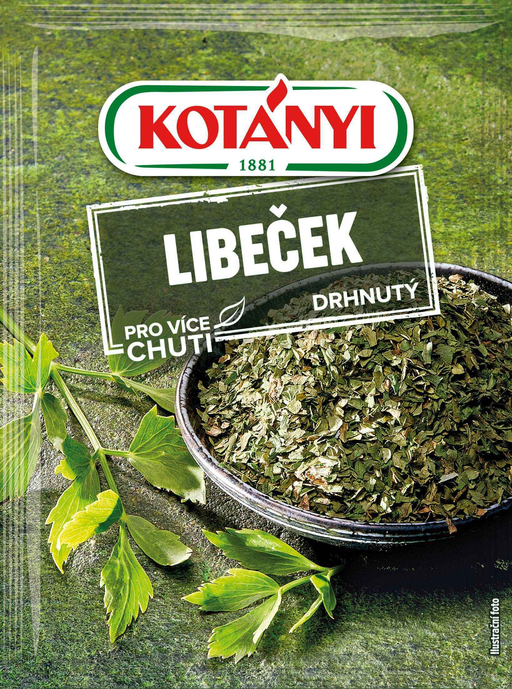 Kotányi Libeček drhnutý 10 g