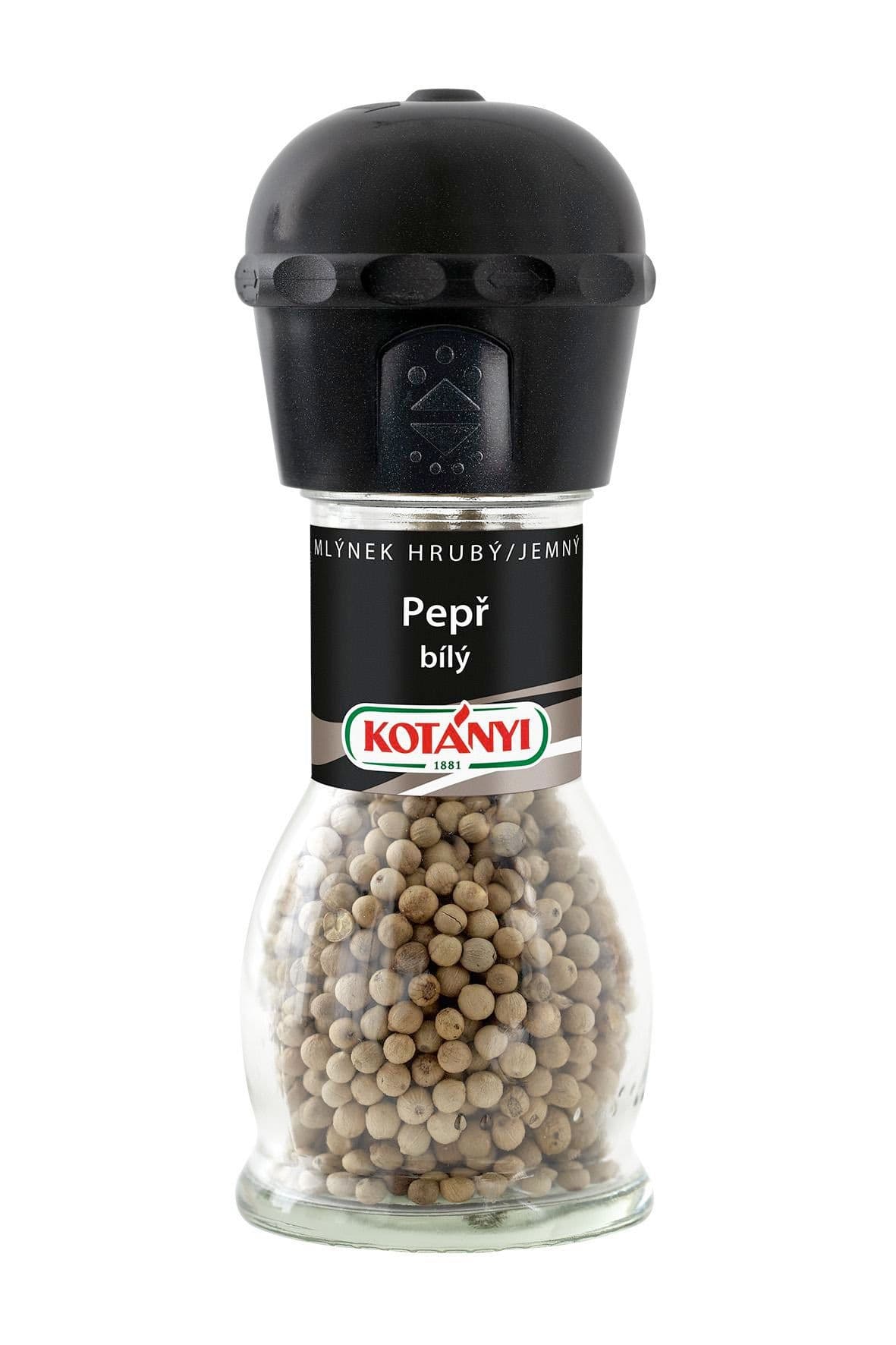 Kotányi Mlýnek pepř bílý celý 52 g