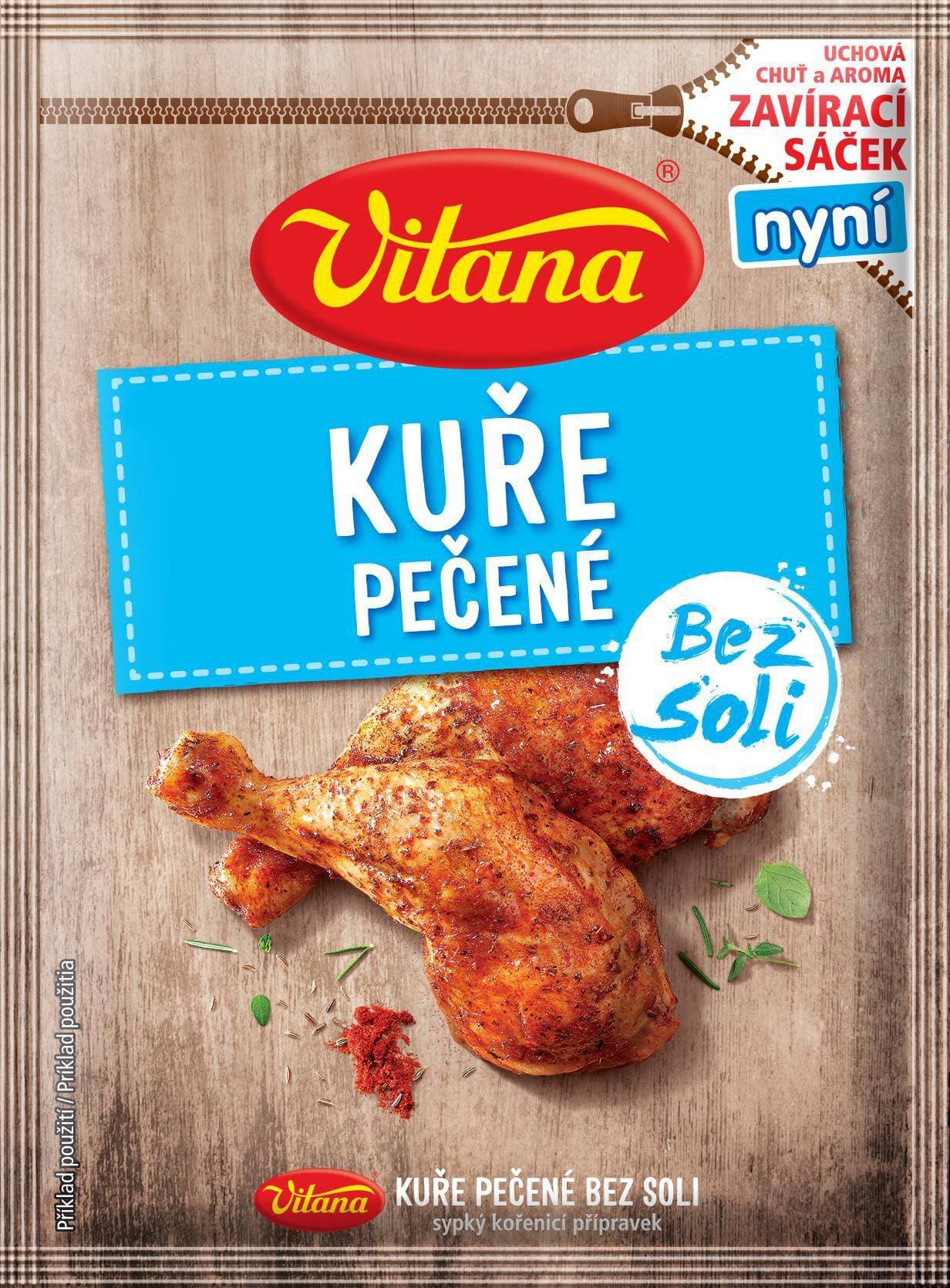 Vitana Kuře pečené bez soli 18g