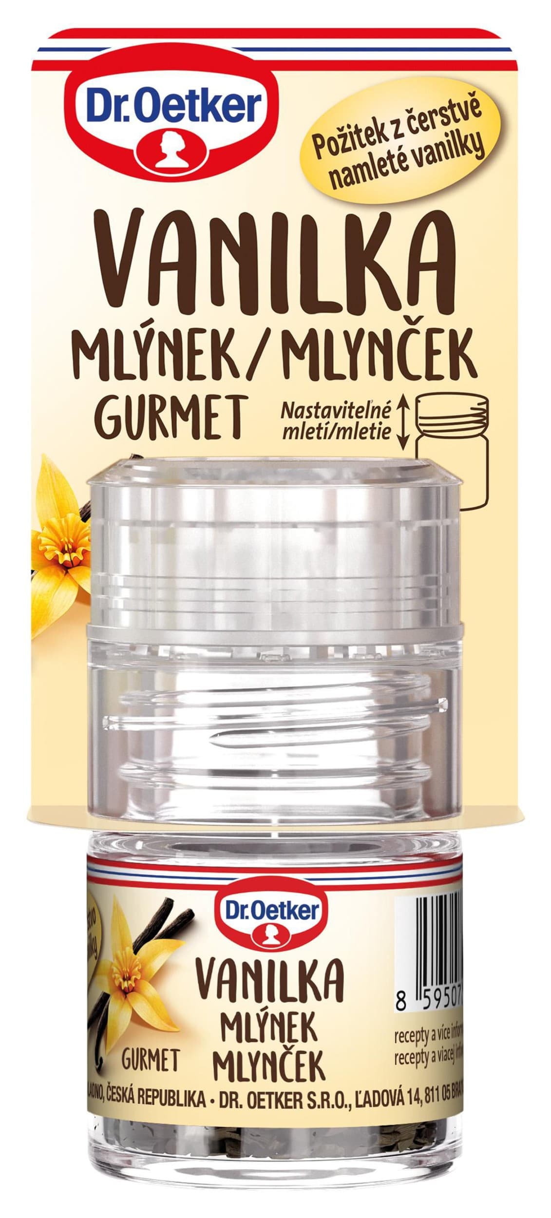 Dr. Oetker Vanilka mlýnek 7,5g