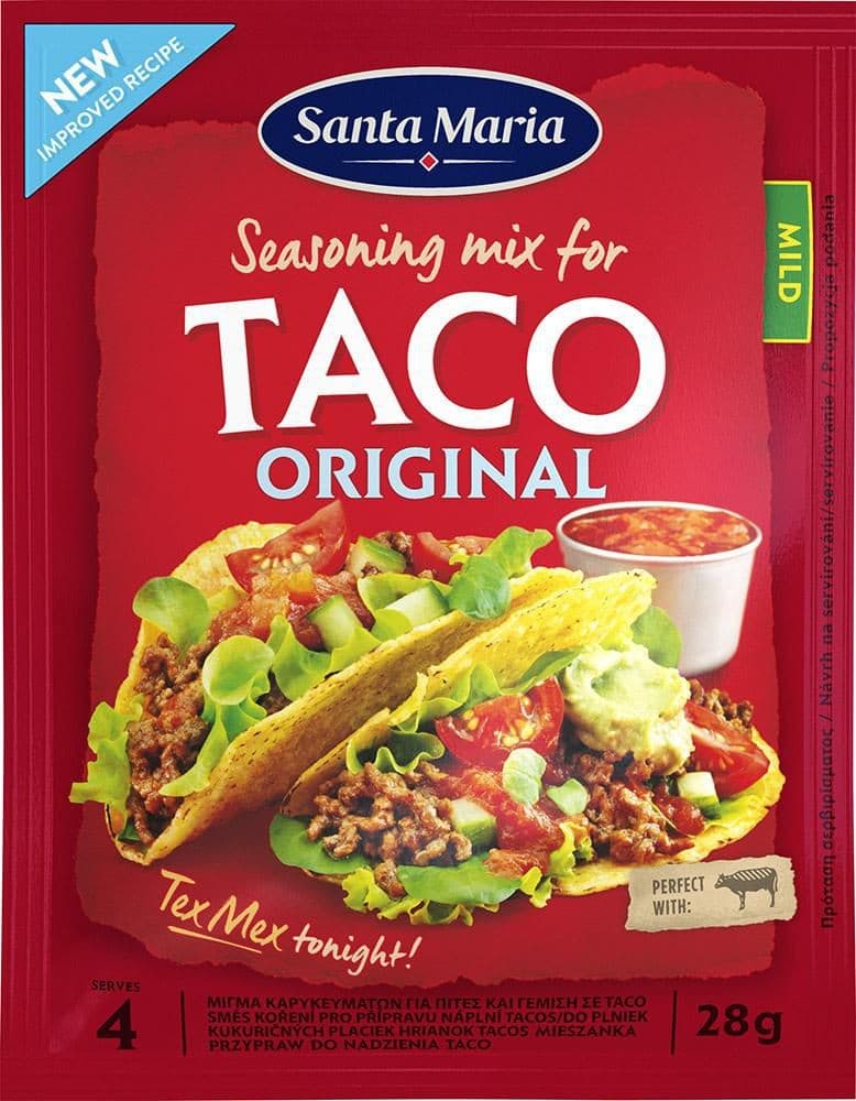 Santa Maria Směs koření pro přípravu náplní tacos 28 g