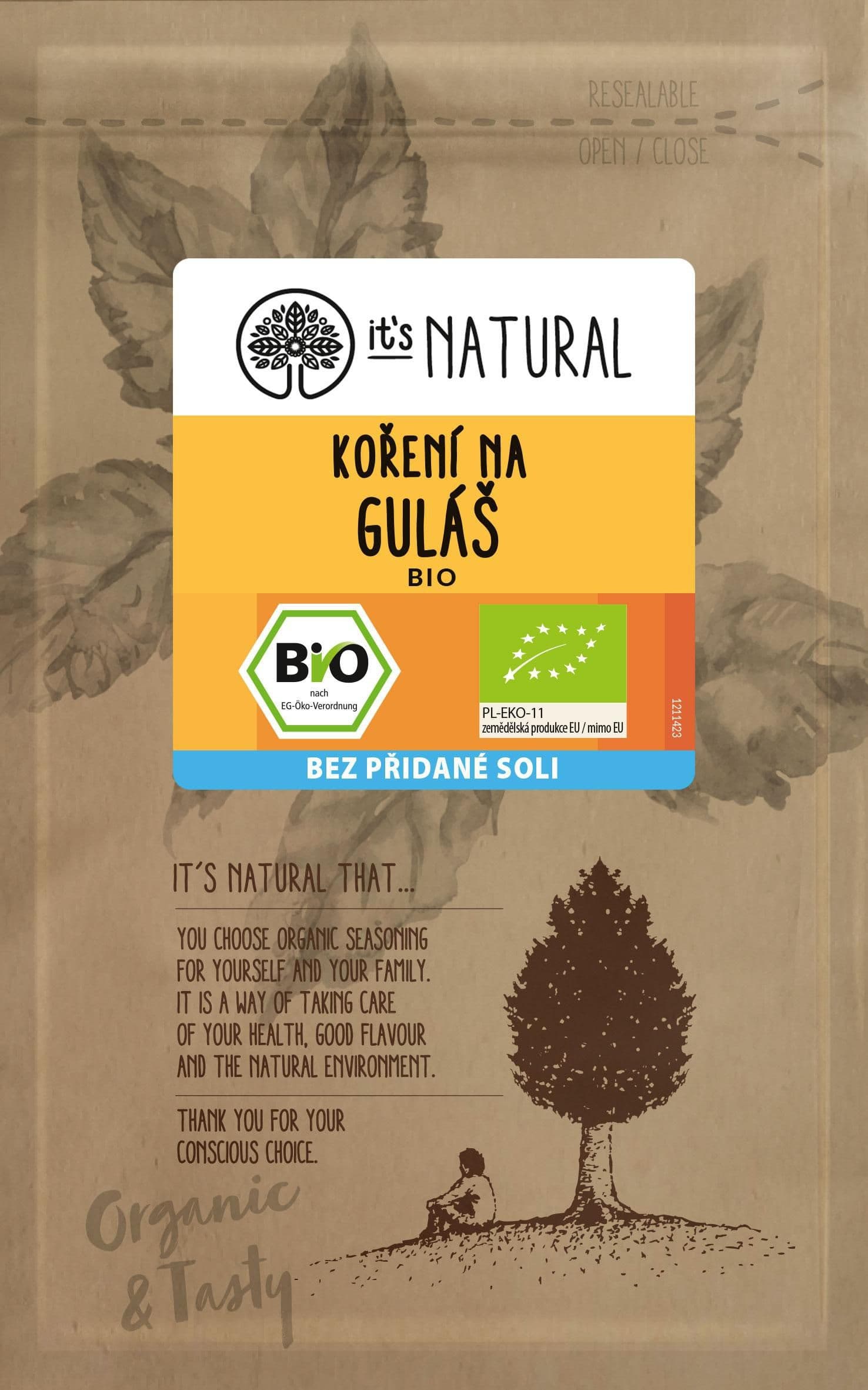 It´s Natural Bio Koření na Guláš 25g