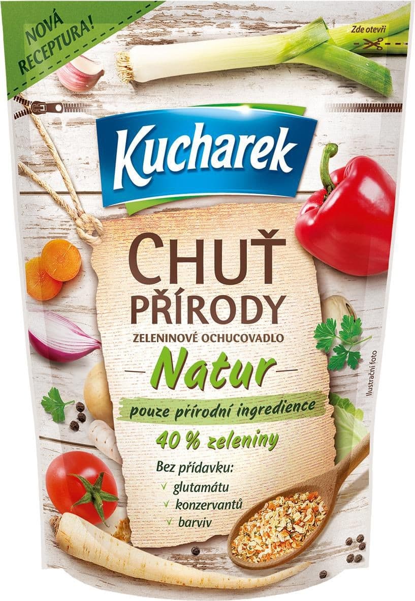 Kucharek Chuť přírody Natur zeleninové ochucovadlo 150 g