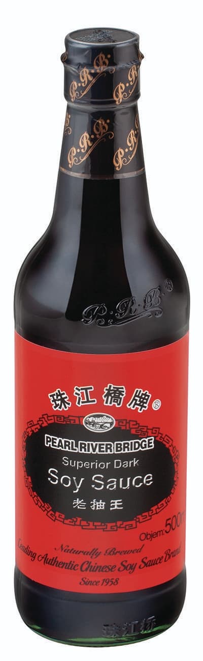Pearl River Bridge Fermentovaná sójová omáčka tmavá 500 ml