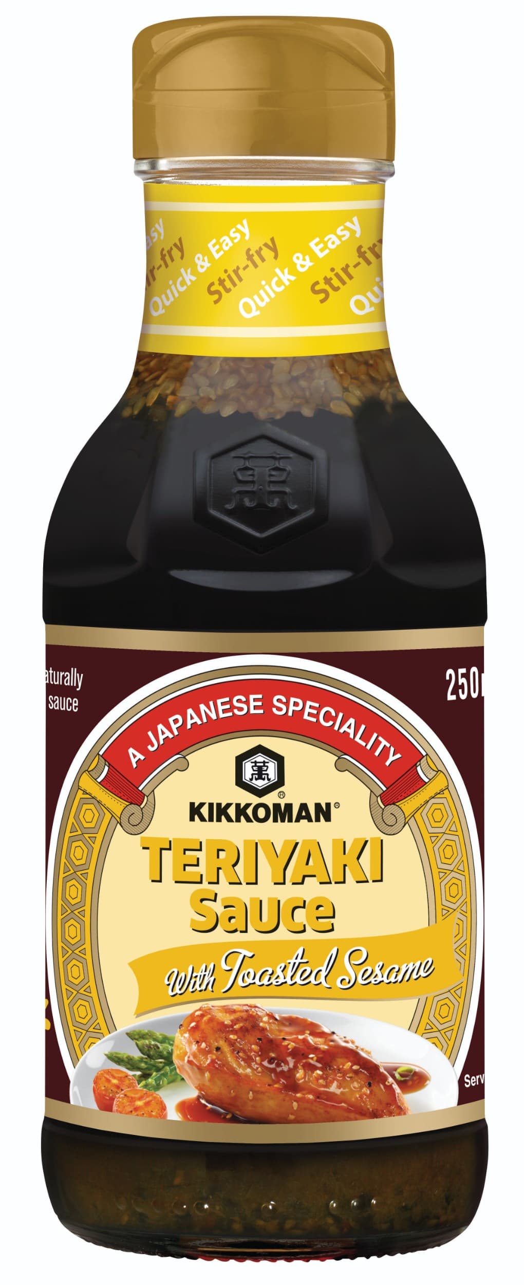 Kikkoman Teriyaki omáčka s praženým sezamem 250 ml