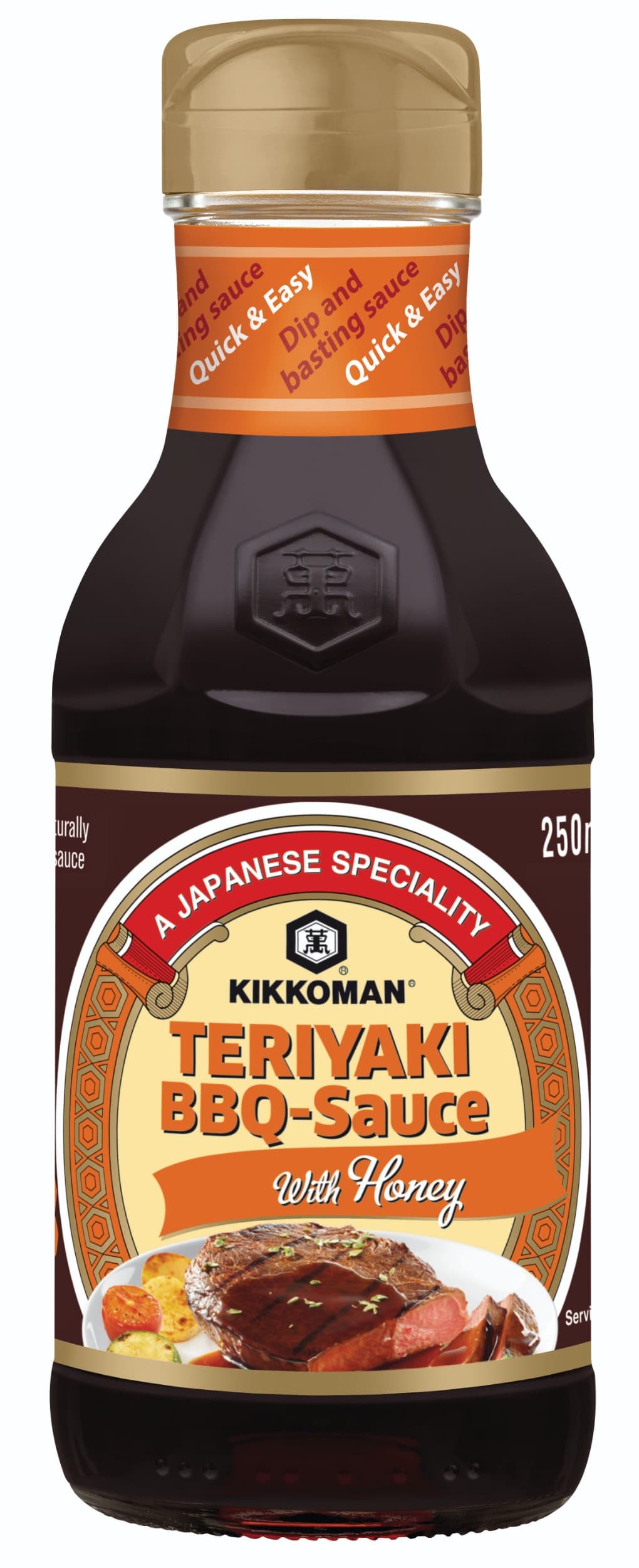 Kikkoman Teriyaki BBQ omáčka s medem 250 ml
