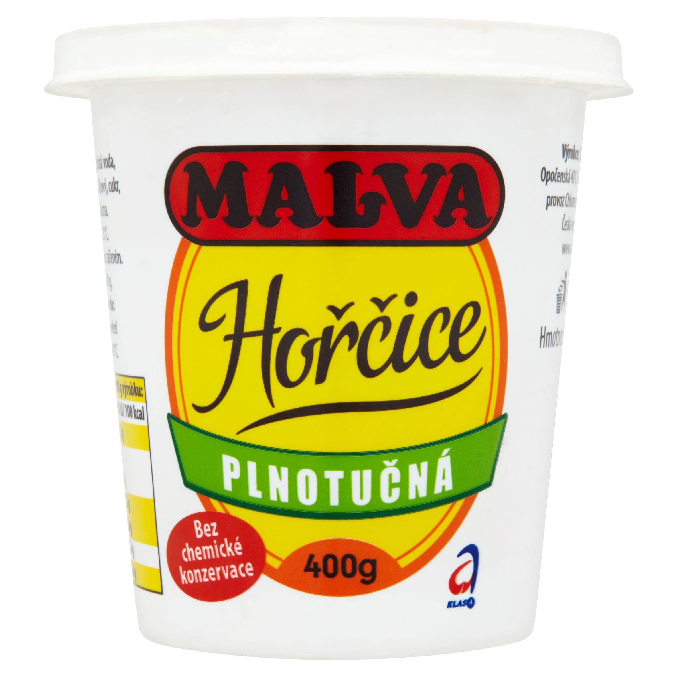 Malva Hořčice plnotučná 400 g