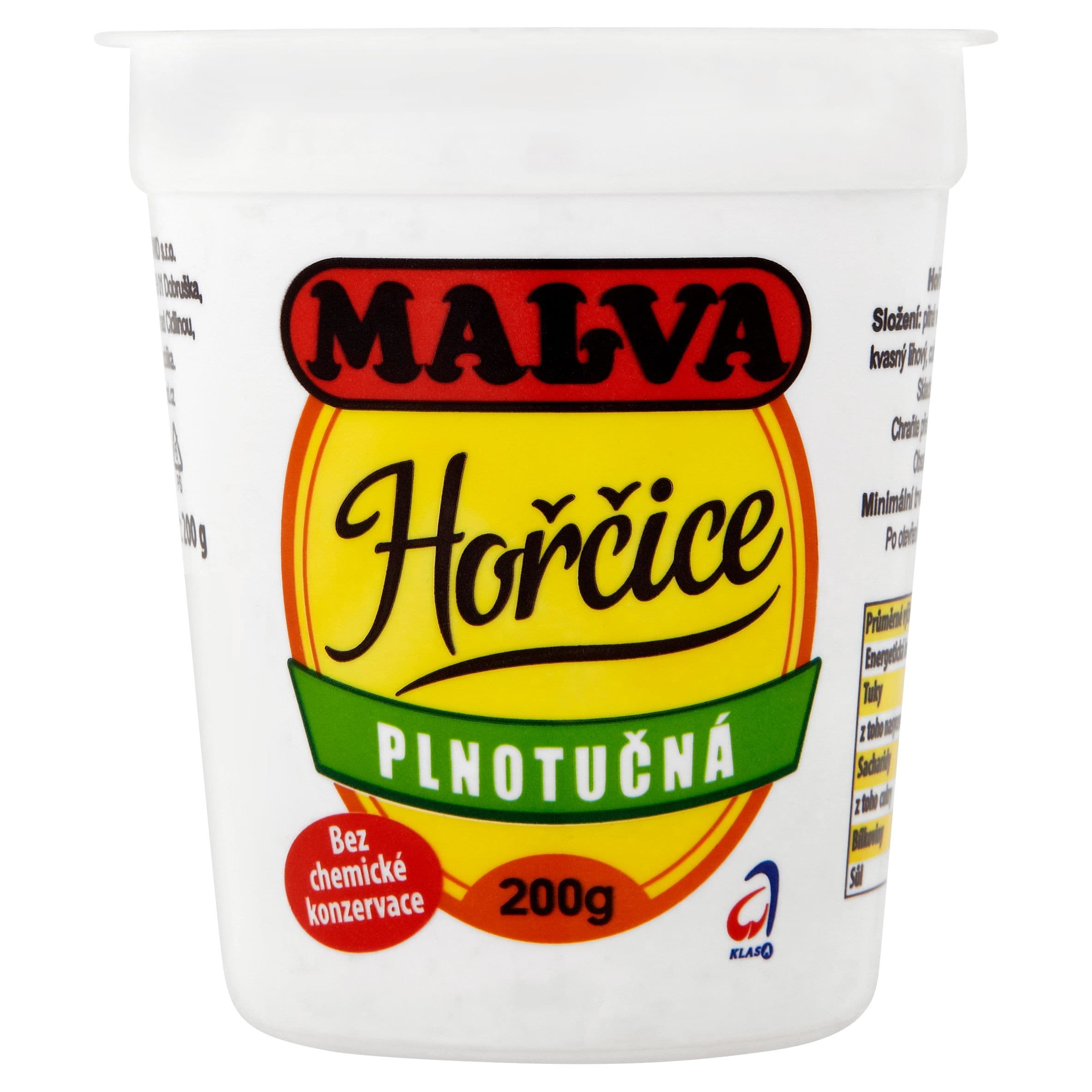Malva Hořčice plnotučná 200 g