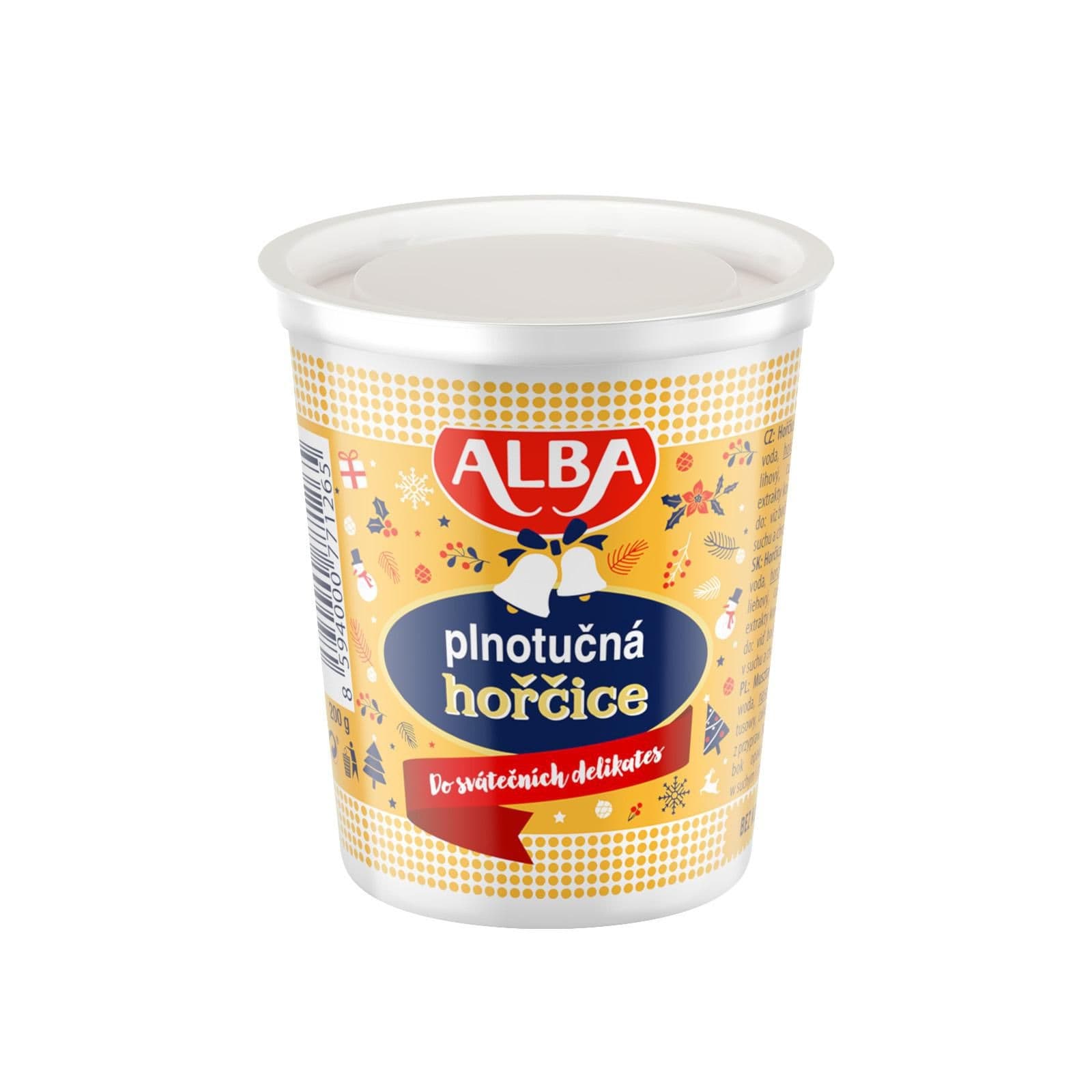 Alba Plus Plnotučná hořčice 200 g