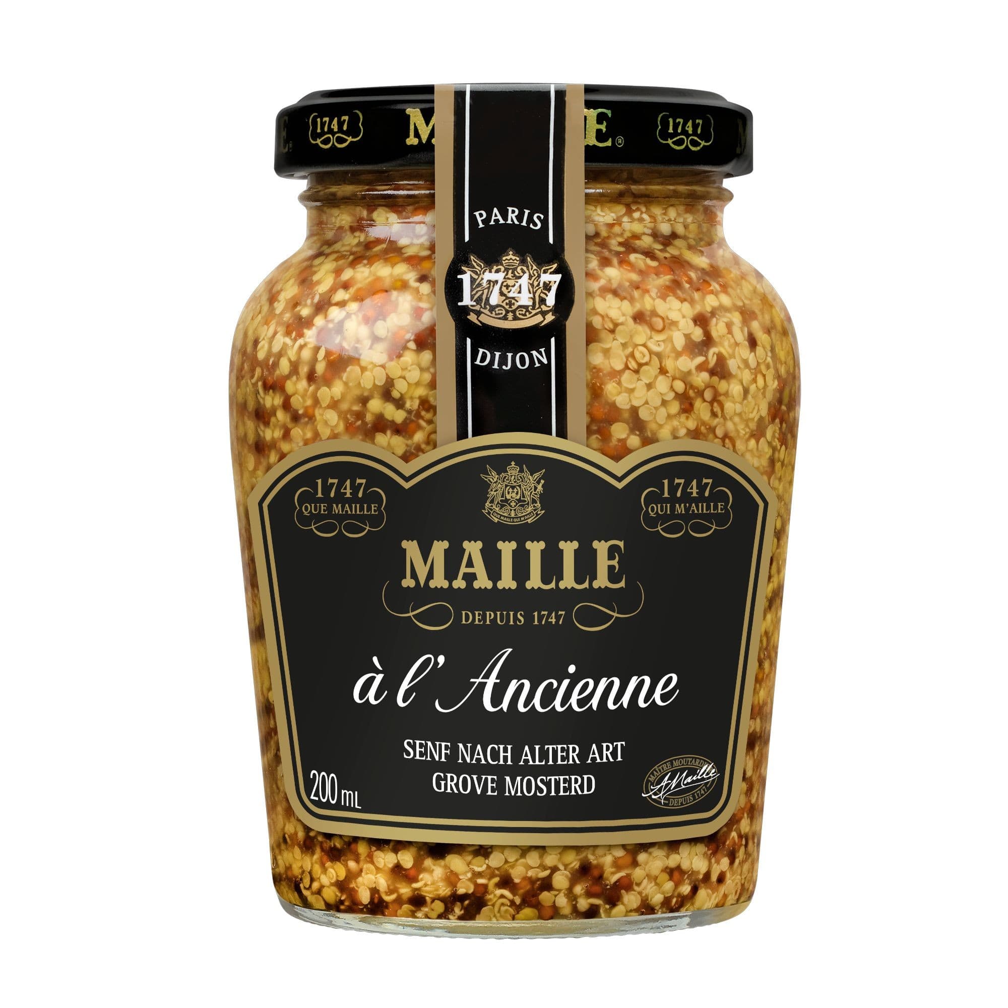 Maille Tradiční hrubozrnná hořčice 210g