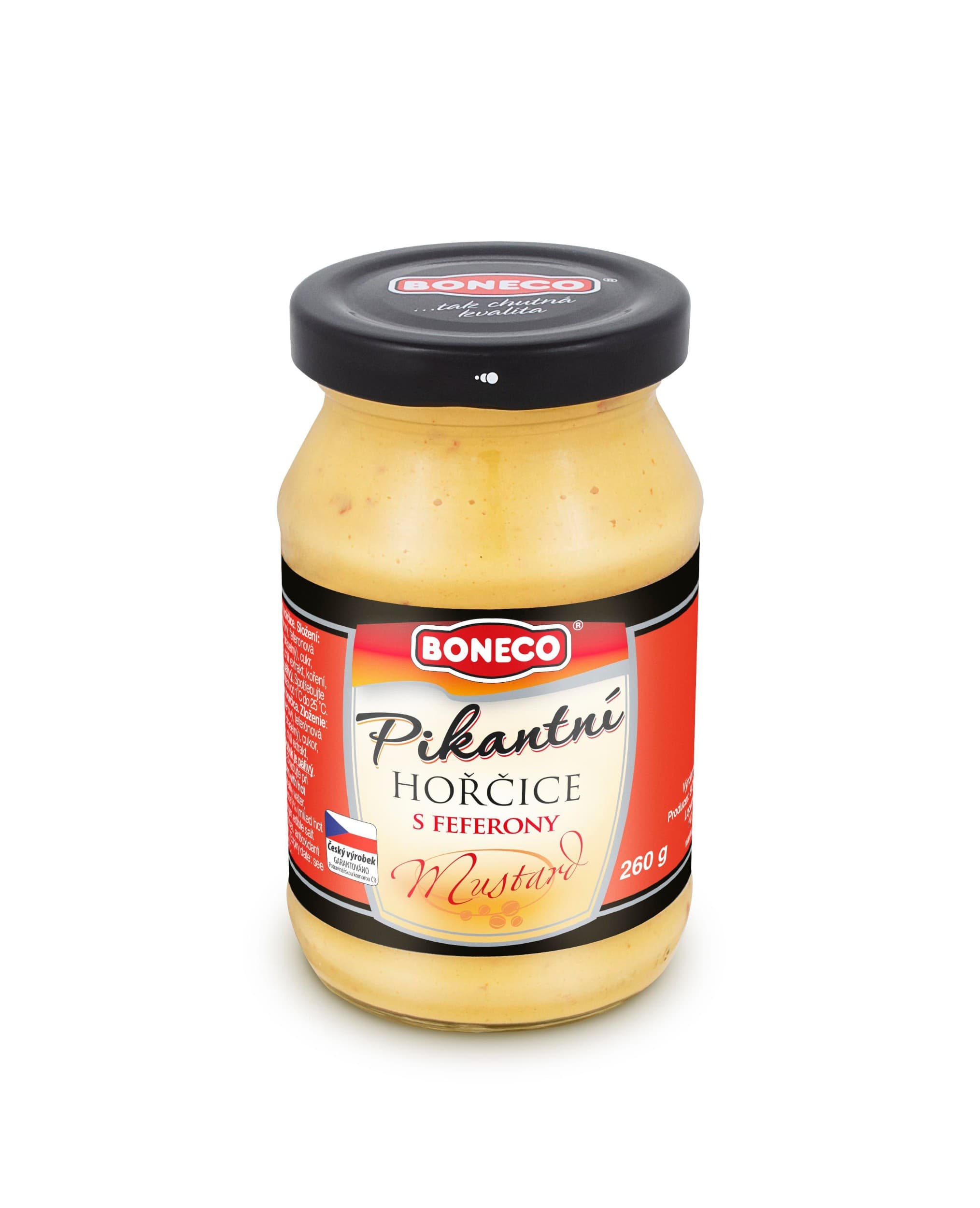 Boneco Hořčice pikantní s feferony 260 g