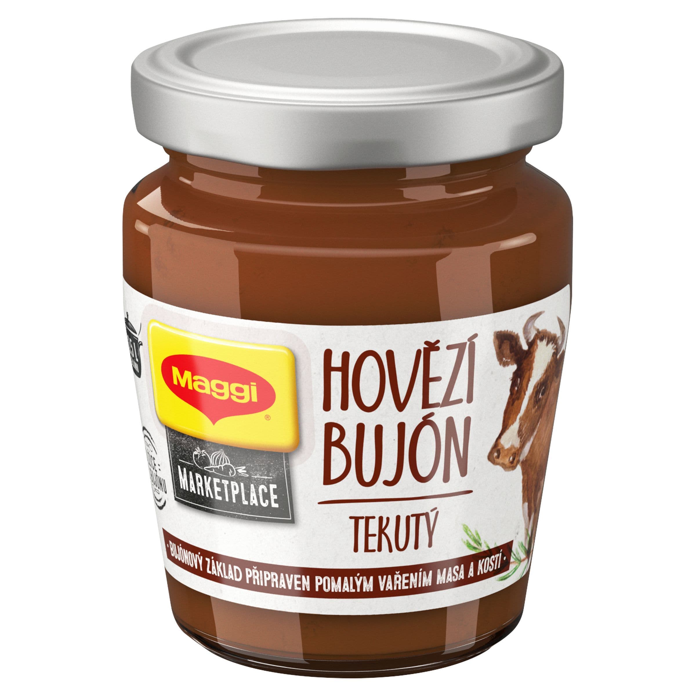 Maggi Tekutý bujón Hovězí sklenice 160 g