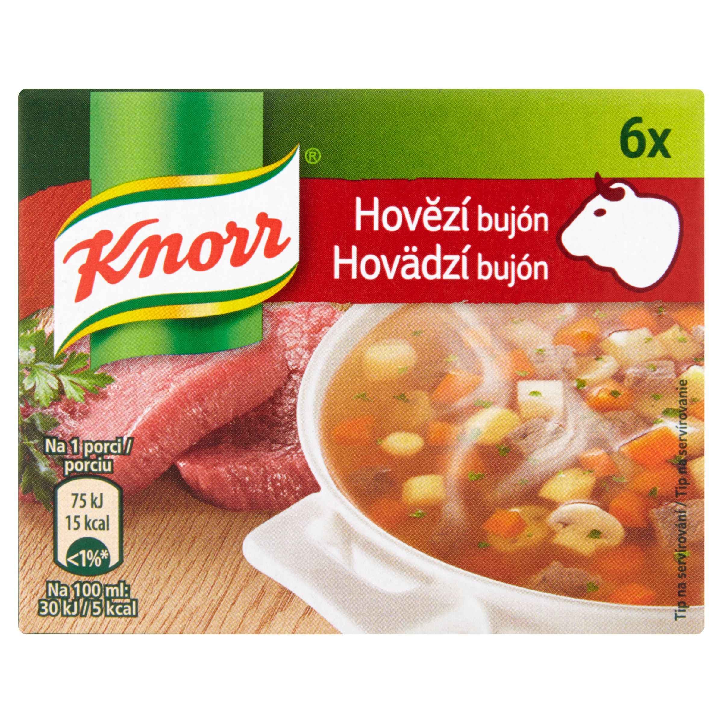 Knorr Bujón Hovězí 3l 6x10 g