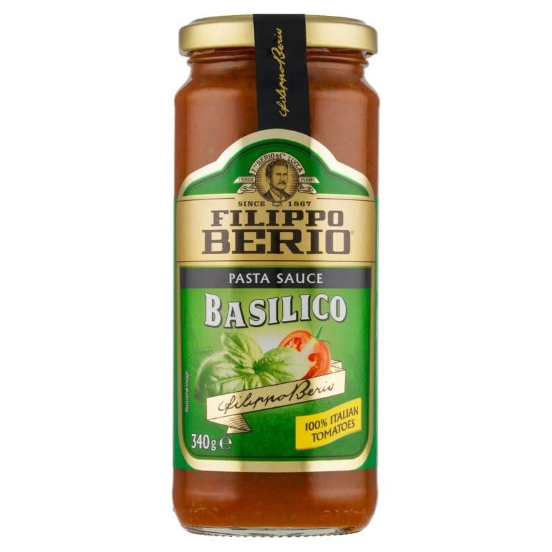 Filippo Berio Rajčatová omáčka s bazalkou 340g