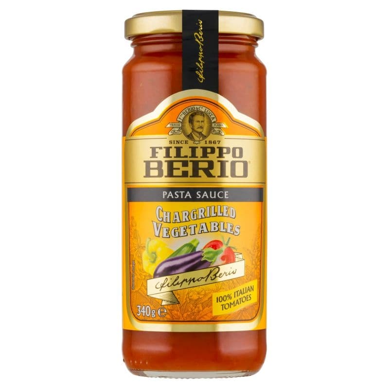 Filippo Berio Rajčatová omáčka s grilovanou zeleninou 340g