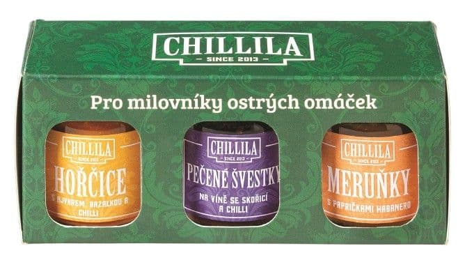 Dárkový box Chillila Green 3x60ml