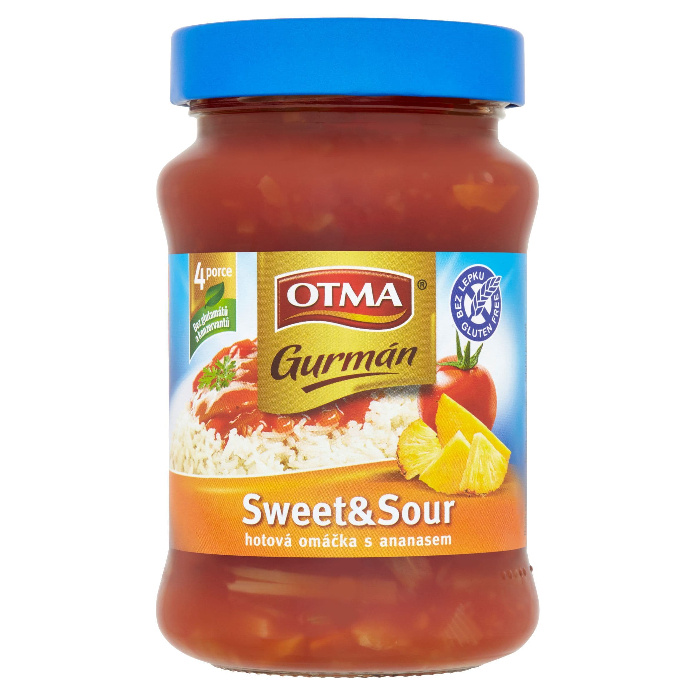 Otma Gurmán Sweet and Sour hotová omáčka s ananasem 350g