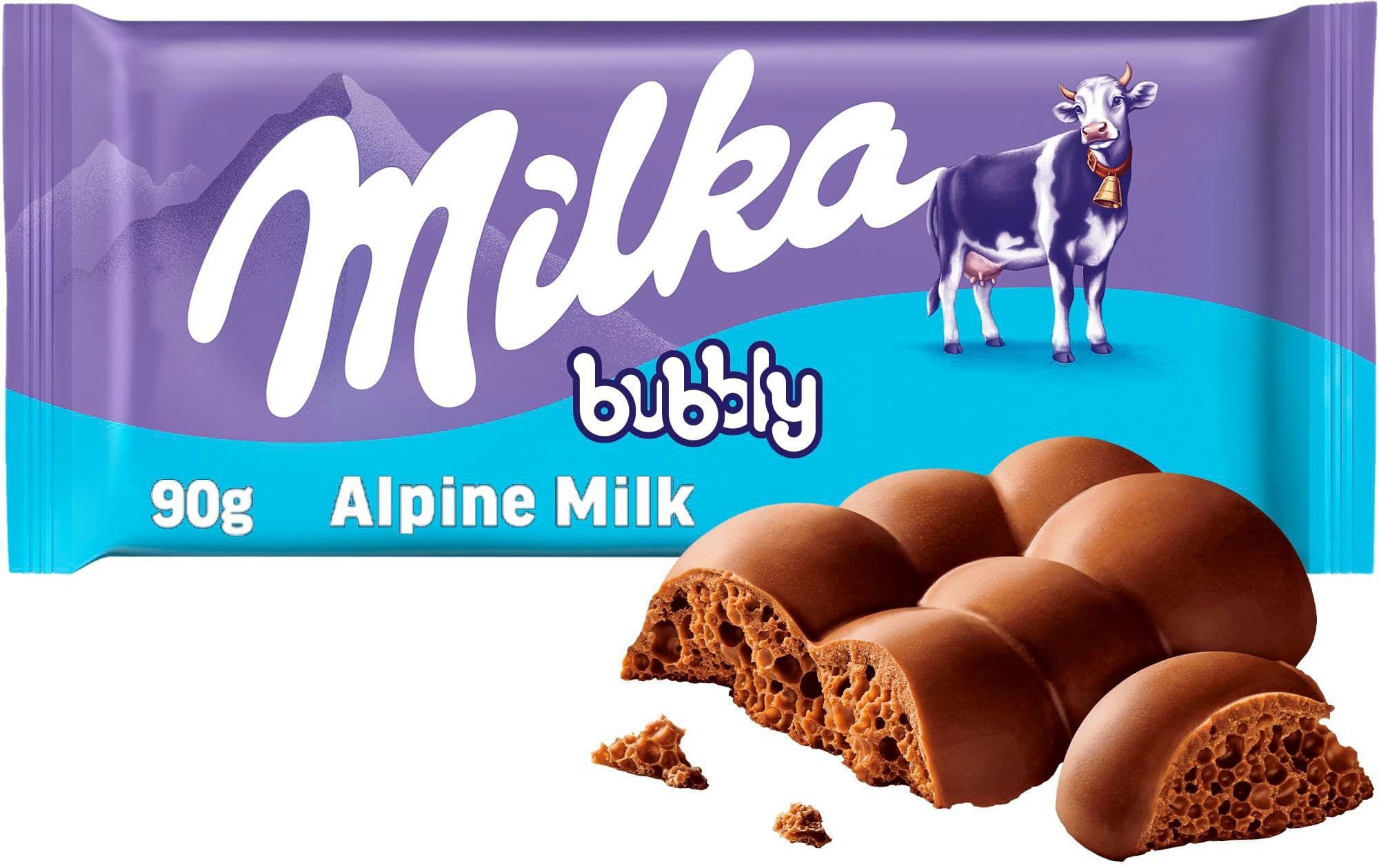 Milka čokoláda Bubbly mléčná s bublinkami 90 g