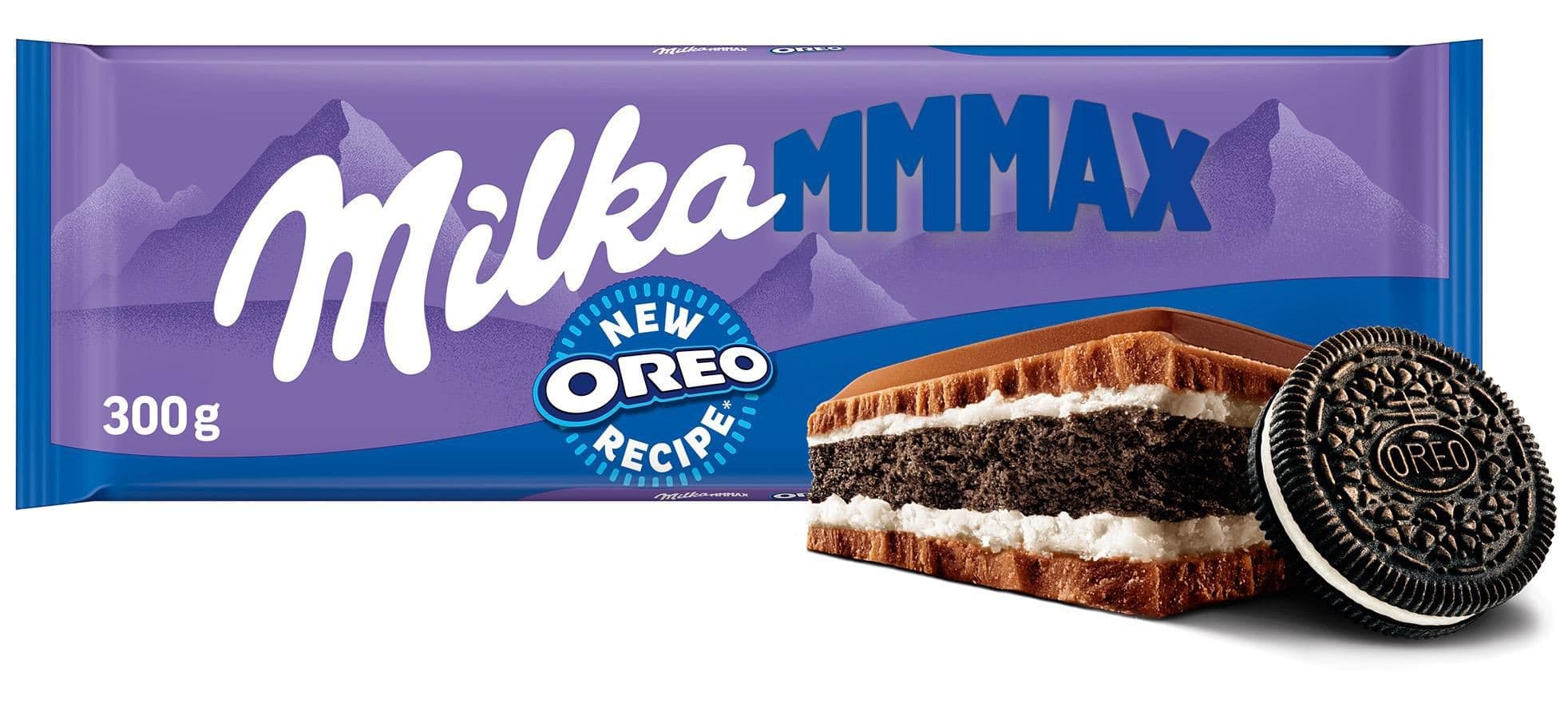 Milka čokoláda Mmmax OREO mléčná 300 g