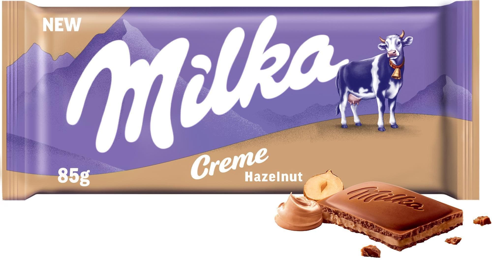 Milka čokoláda Hazelnut créme 85g