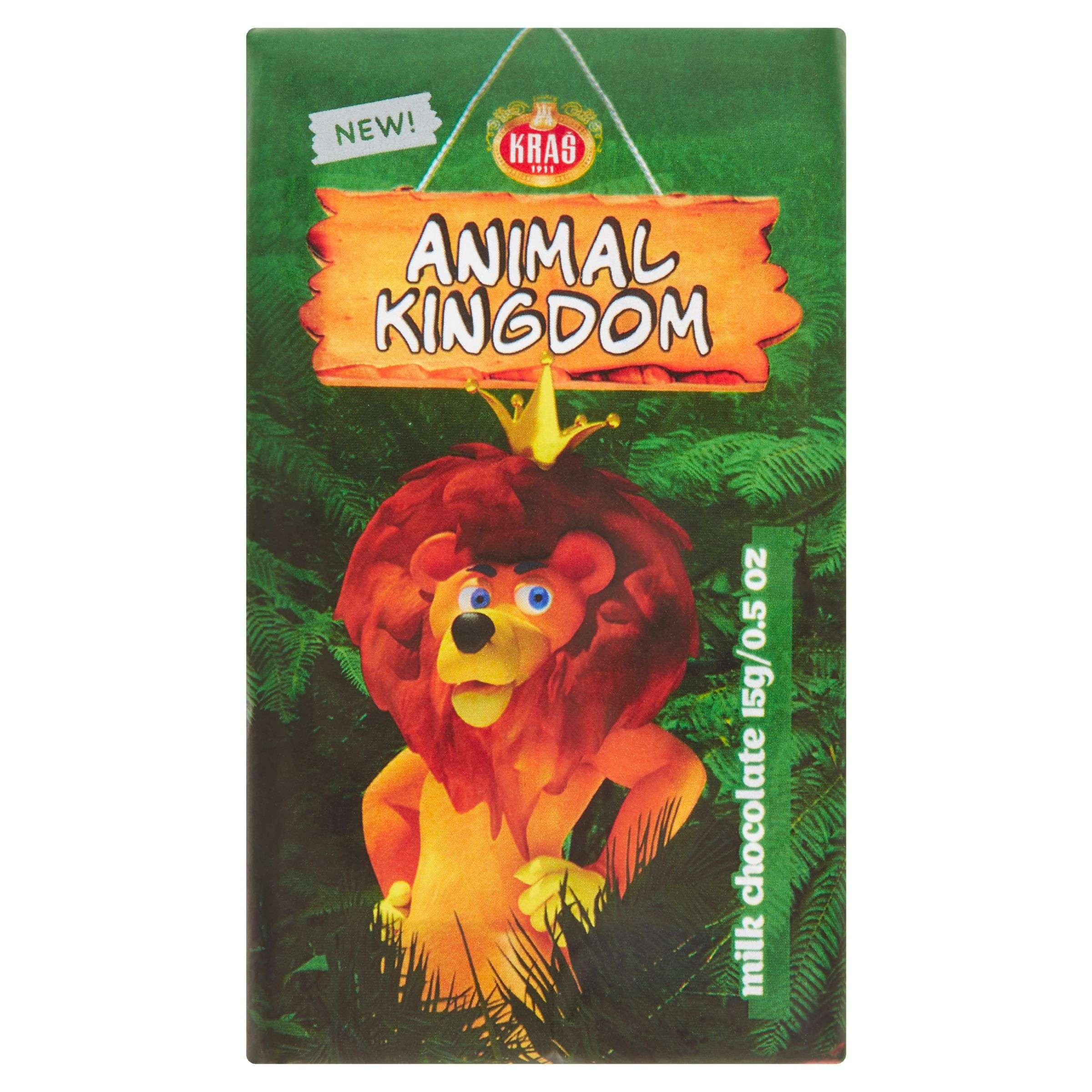 Kraš Animal Kingdom mléčná čokoláda 15 g
