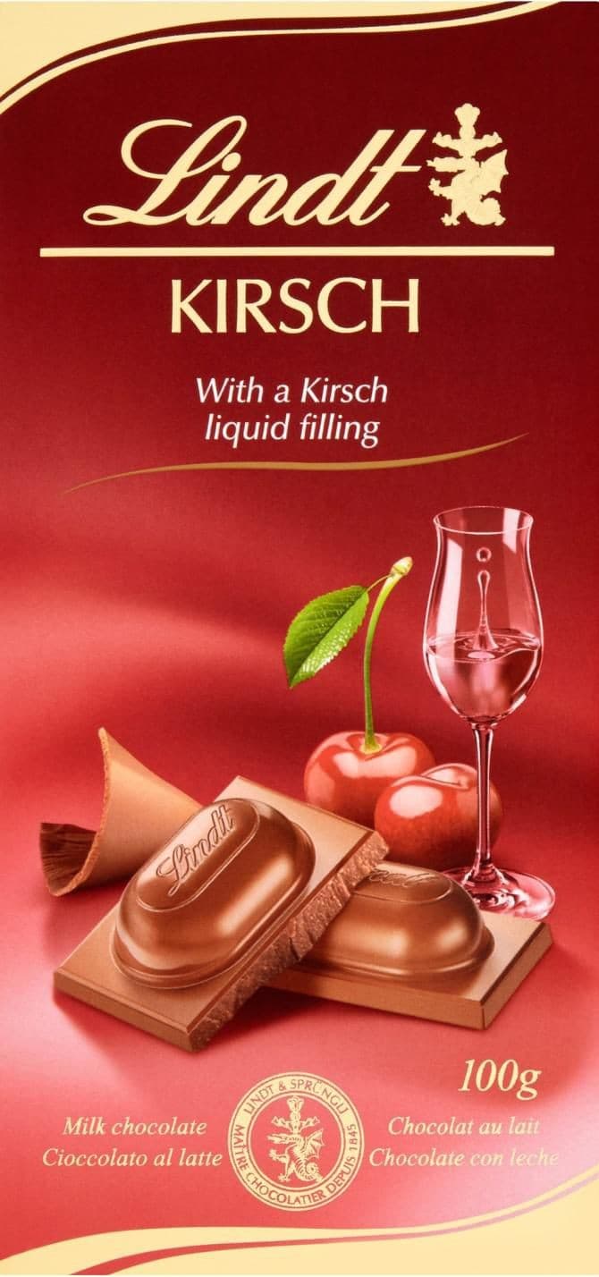 Lindt Čokoláda s třešňovicí 100g